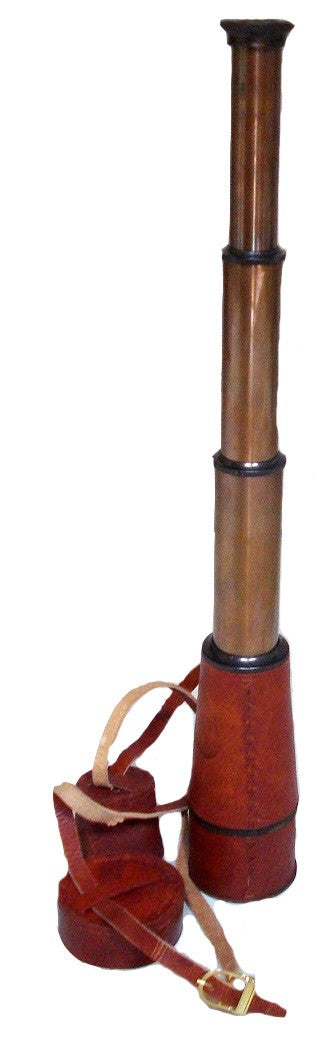 Télescope en laiton 24 pouces cadeau de lunette de pirate portable pour garçons et hommes