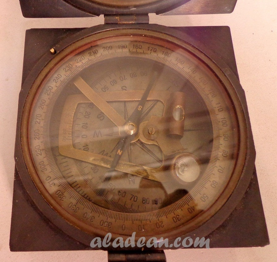 Brass Brunton Nautical Compass