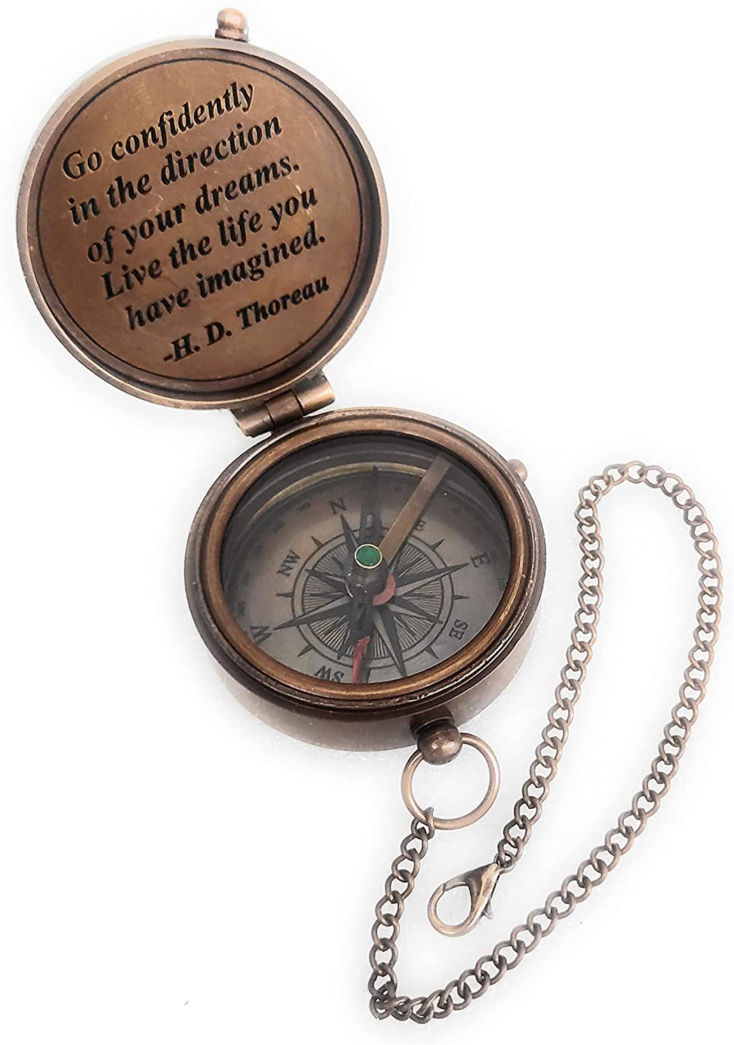 Our Adventures Together Brass Compass Gift