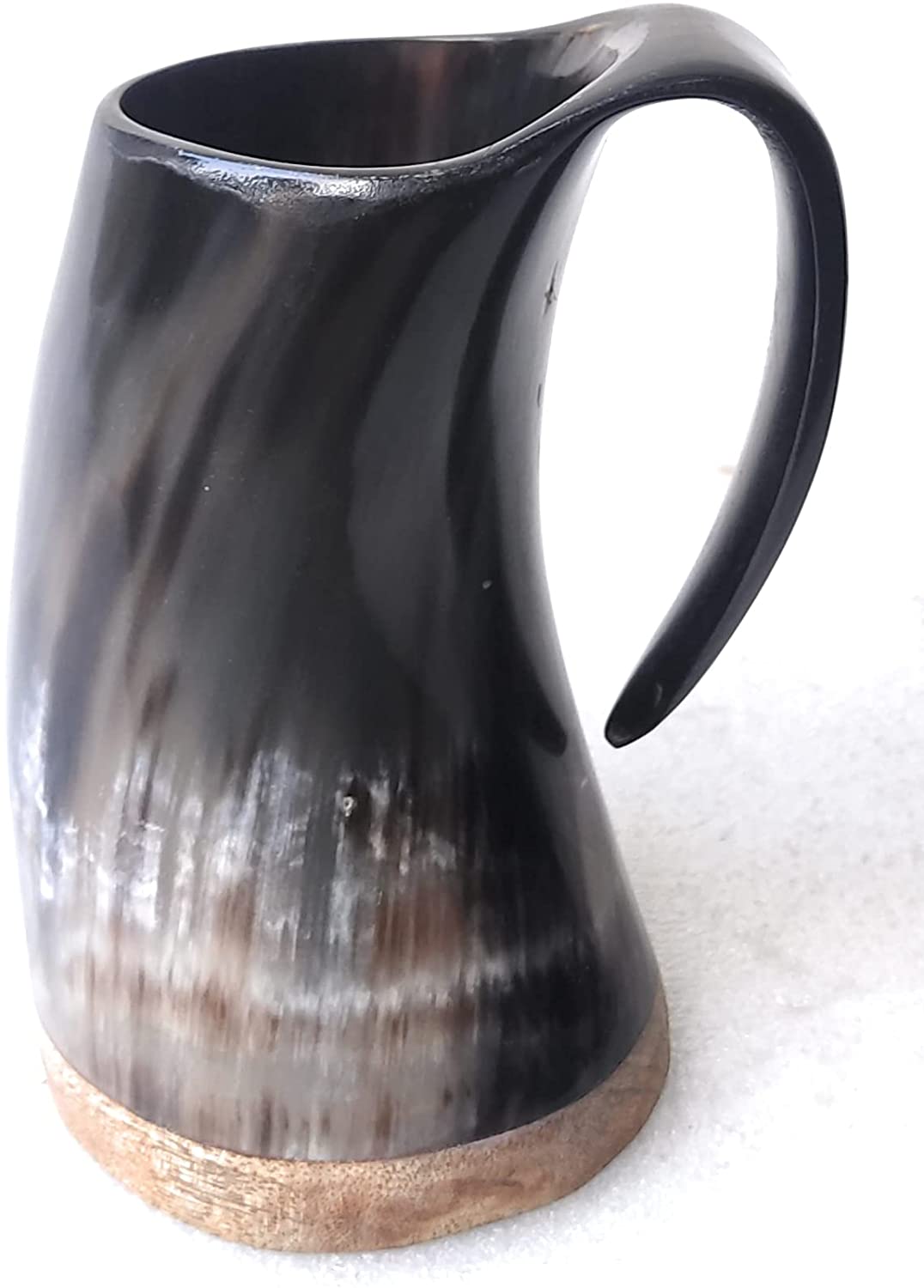 Viking Drinking Horn Beer Mug Ale mead Cup 100 % Natural Horn Tankard 10oz