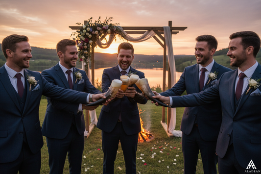 Brothers in Arms: 10 Epic Viking Drinking Horn Gifts for Brotherhood, Groomsmen & Celebrating Unbreakable Bonds