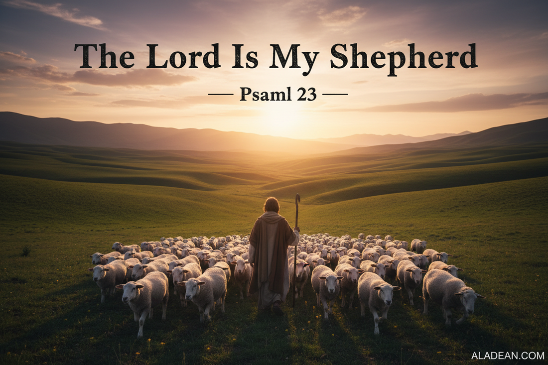 The Lord Is My Shepherd — The Complete Guide to Psalm 23: Meaning, Hebrew, Every Version, Every Language & Why It Becomes the Most Comforting Gift