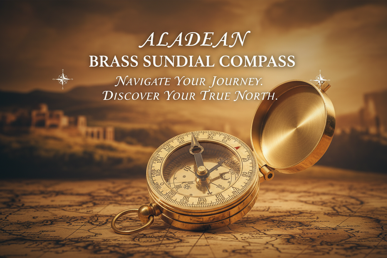 Brass Sundial Compass