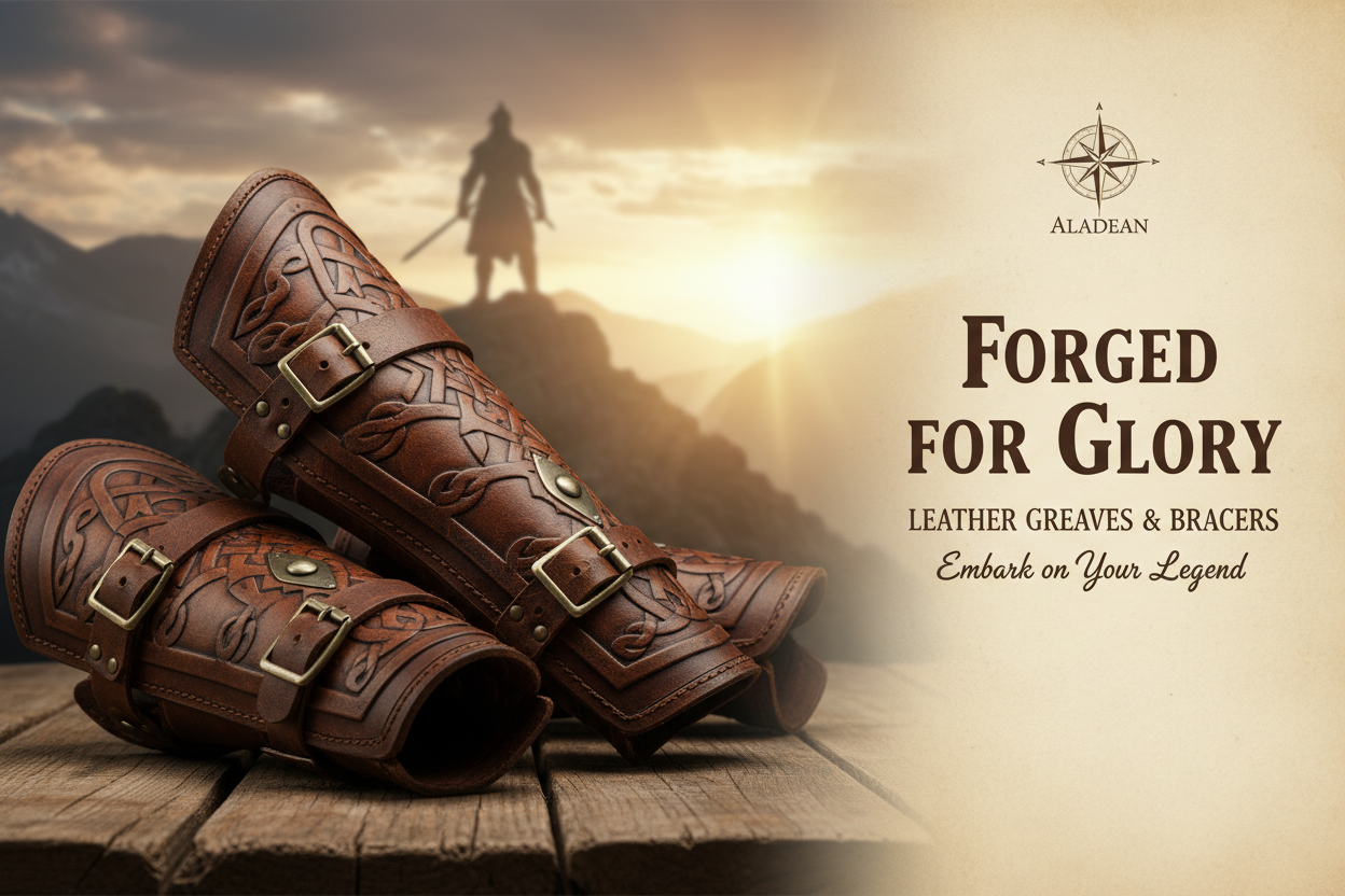 Leather Greaves & Bracers