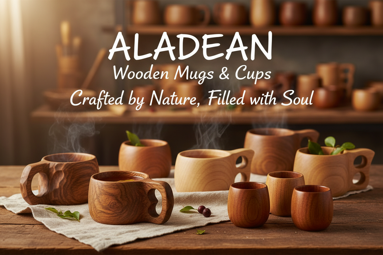 Wooden Mugs & Cups
