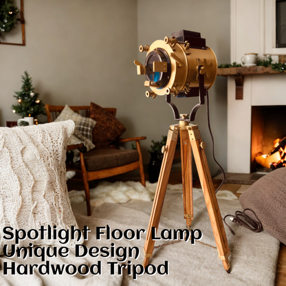 Vintage Spotlight Floor Lamp