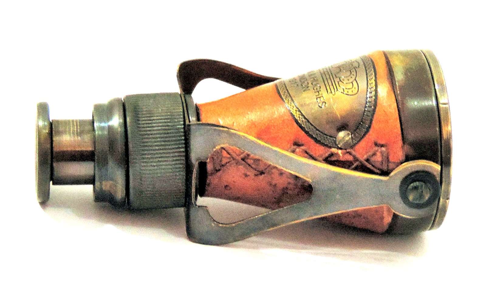 Antique Style Solid Brass Traveling Telescope Binoculars Monocular