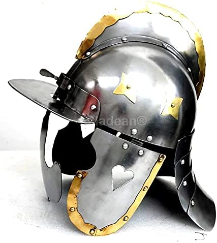Polish Hussar Helmet – Handcrafted Steel Warrior Armor | Wearable Medieval Gift