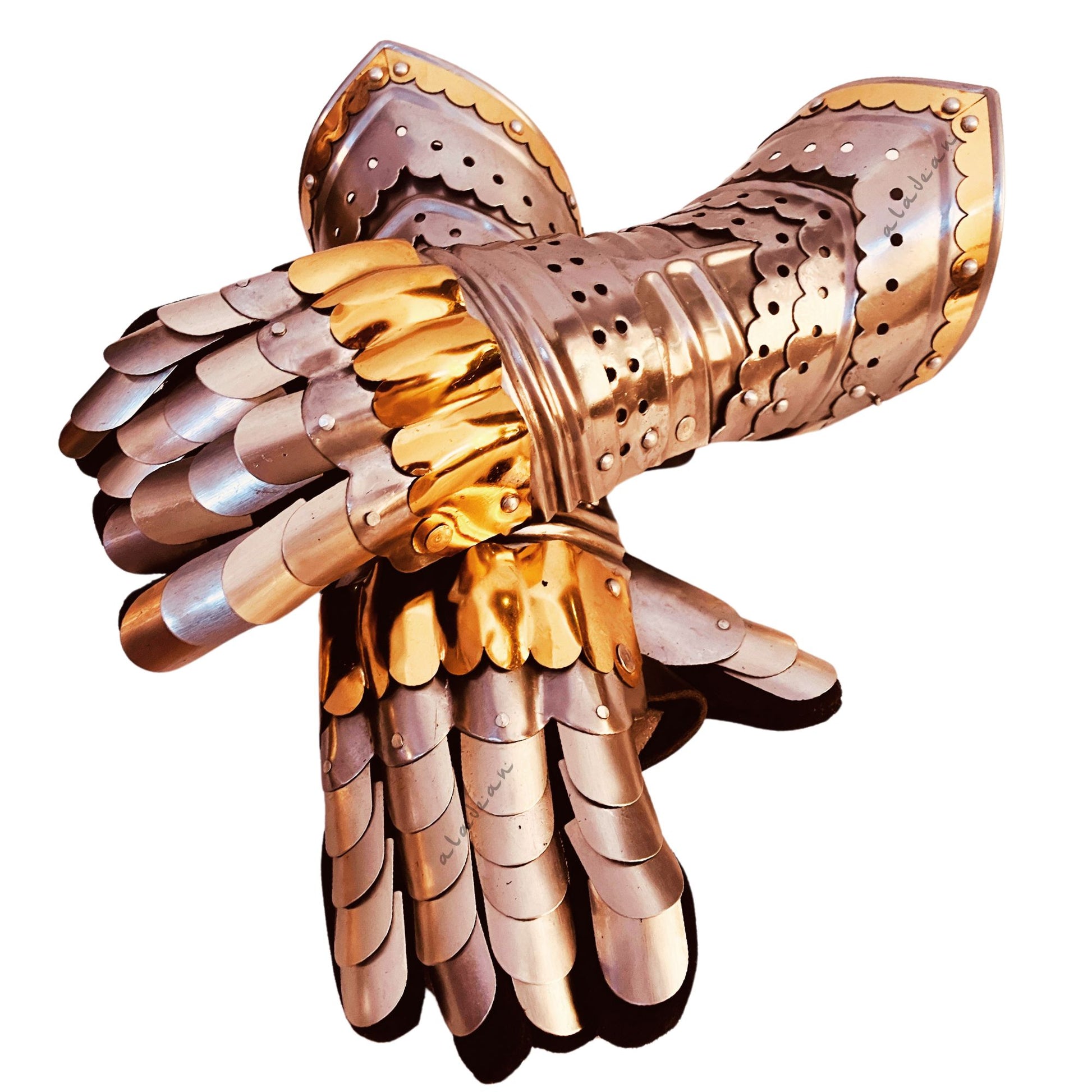 buy vintage metal gloves Gothic gauntlets at best price