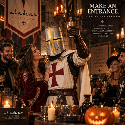 Templar Knight Crusaders Helmet – Handcrafted Steel Medieval Armor | Wearable Adult Costume