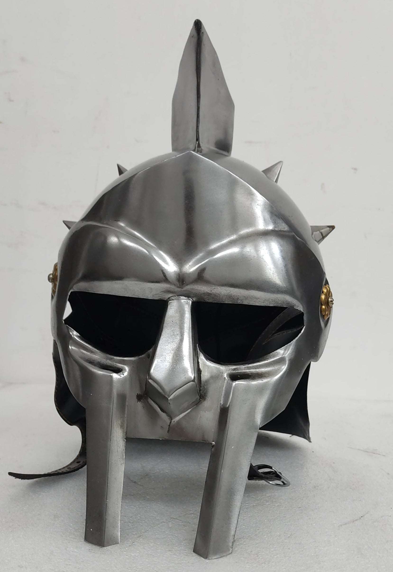 gladiator style motorcycle helmet Gladiator Helmet – Handcrafted Steel Maximus Roman Armor Gift
