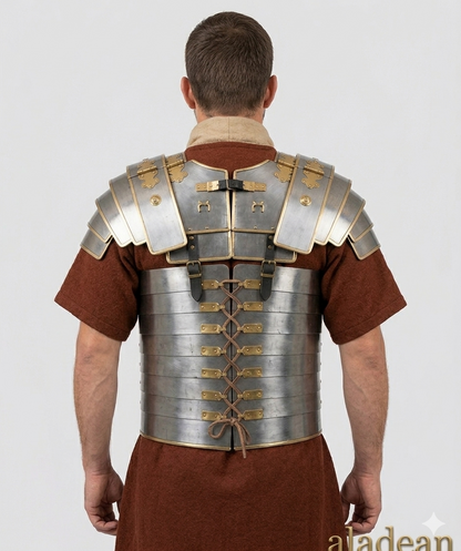Lorica Segmentata Roman Soldier Medieval Armor Suit | Mild Steel | SCA LARP Reenactment Cosplay