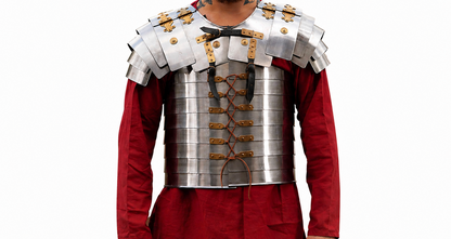 Lorica Segmentata Roman Soldier Medieval Armor Suit | Mild Steel | SCA LARP Reenactment Cosplay