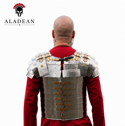 Lorica Segmentata Roman Soldier Medieval Armor Suit | Mild Steel | SCA LARP Reenactment Cosplay