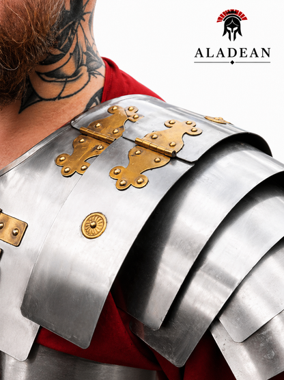 Lorica Segmentata Roman Soldier Medieval Armor Suit | Mild Steel | SCA LARP Reenactment Cosplay