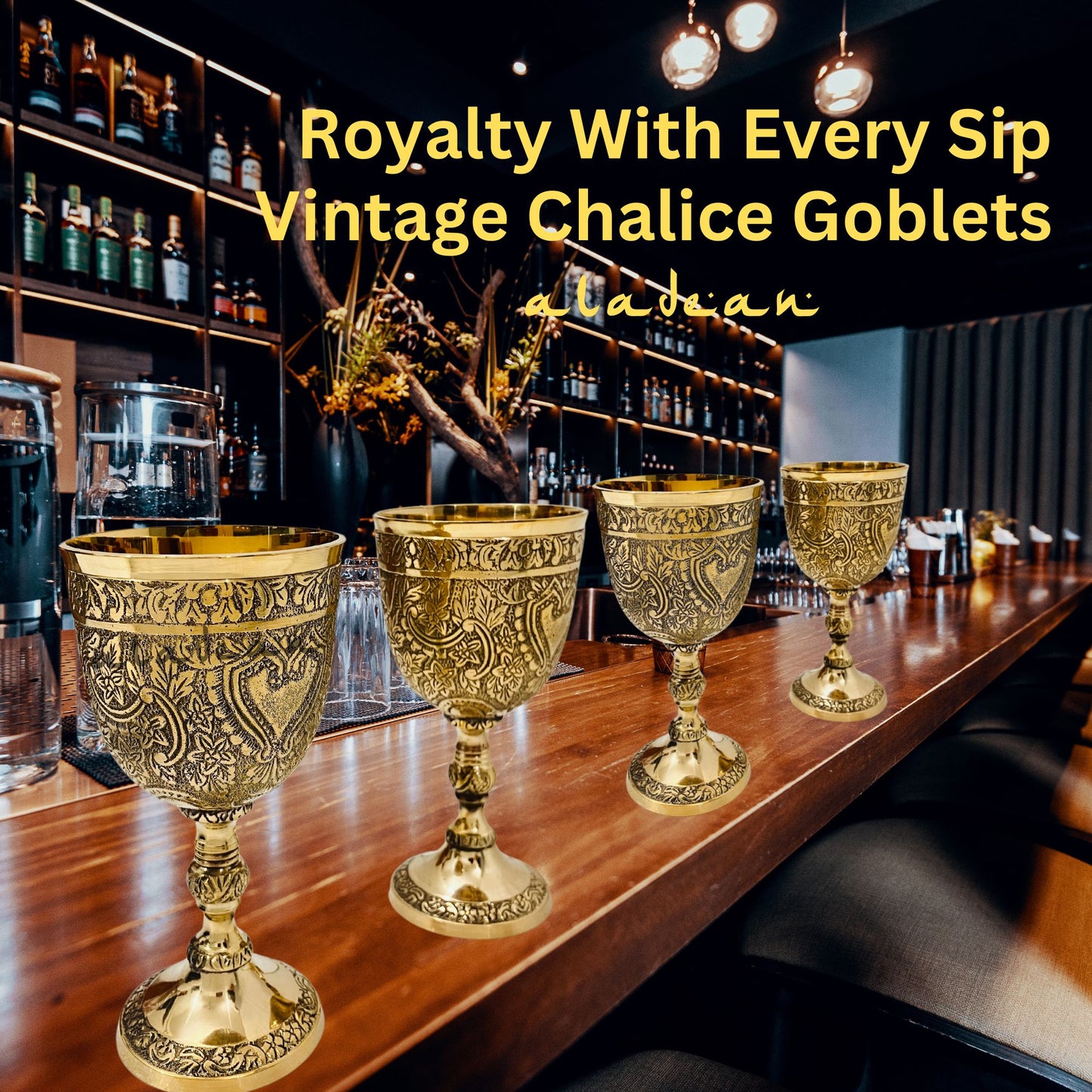 royal drinkware for bar restraunts wine goblets vintage chalice