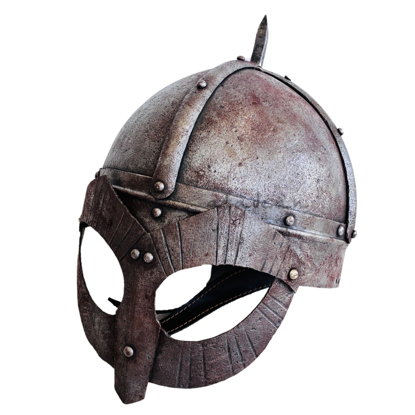 ALADEAN Viking Gjermundbu Helmet – 10th Century Norse Warrior Replica | Real Steel, Handcrafted