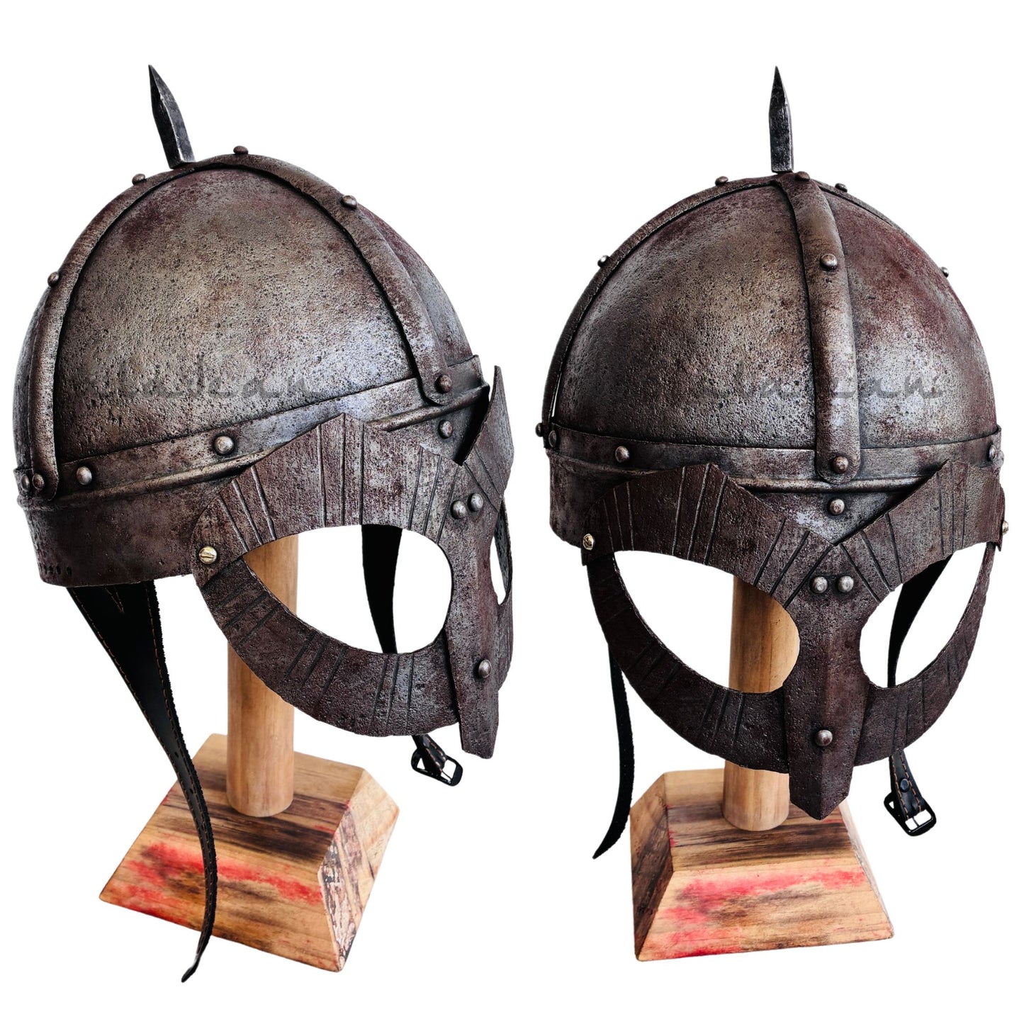 ALADEAN Viking Gjermundbu Helmet – 10th Century Norse Warrior Replica | Real Steel, Handcrafted