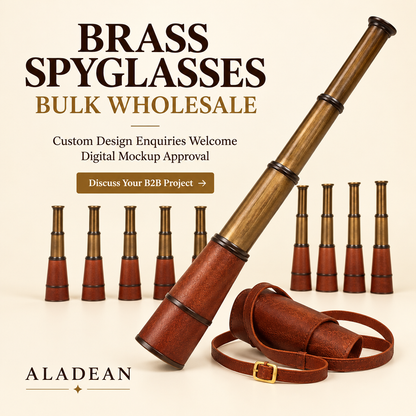 Aladean brass spyglass telescope wholesale manufacturer supplier 