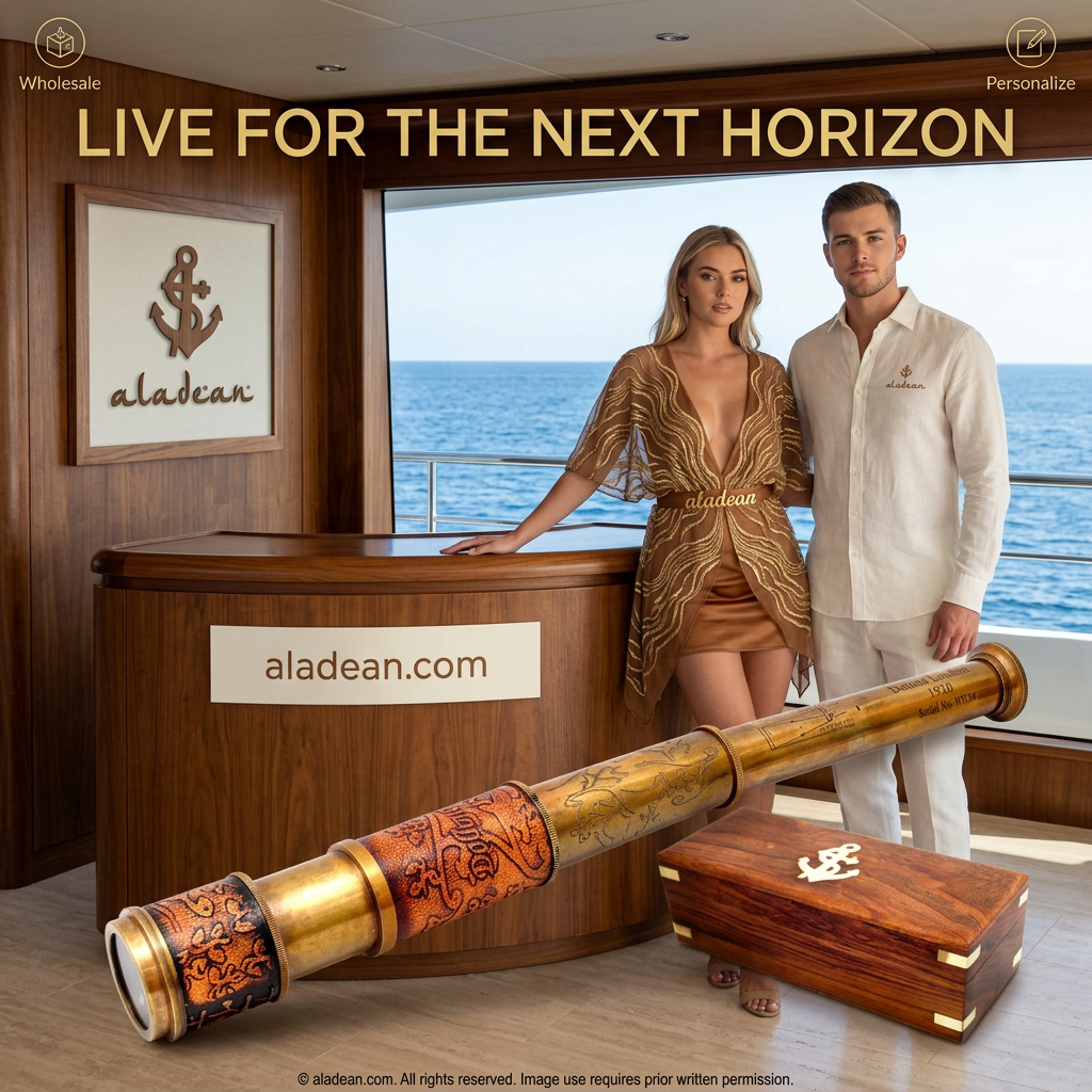 Aladean brass spyglass wholesale