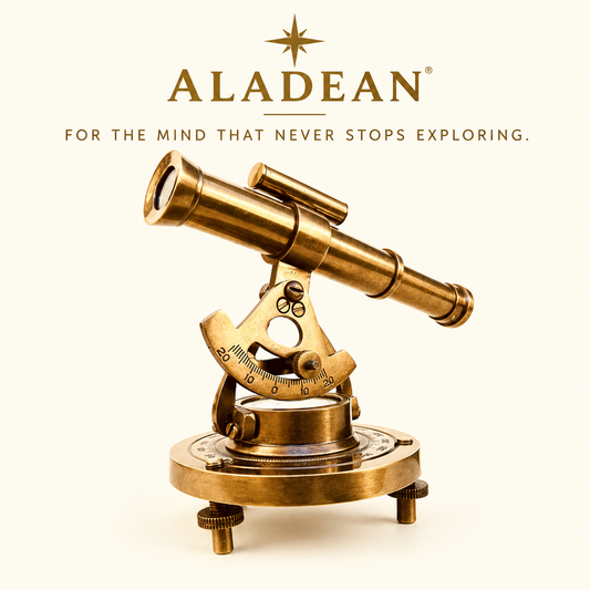 Aladean miniature brass alidade product advertisement