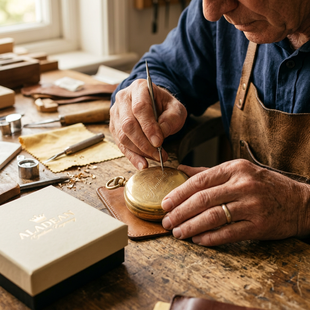 Aladean personalized engraving craftsmanship