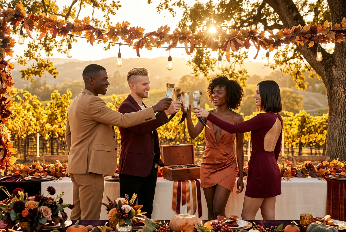 Aladean vineyard celebration campaign