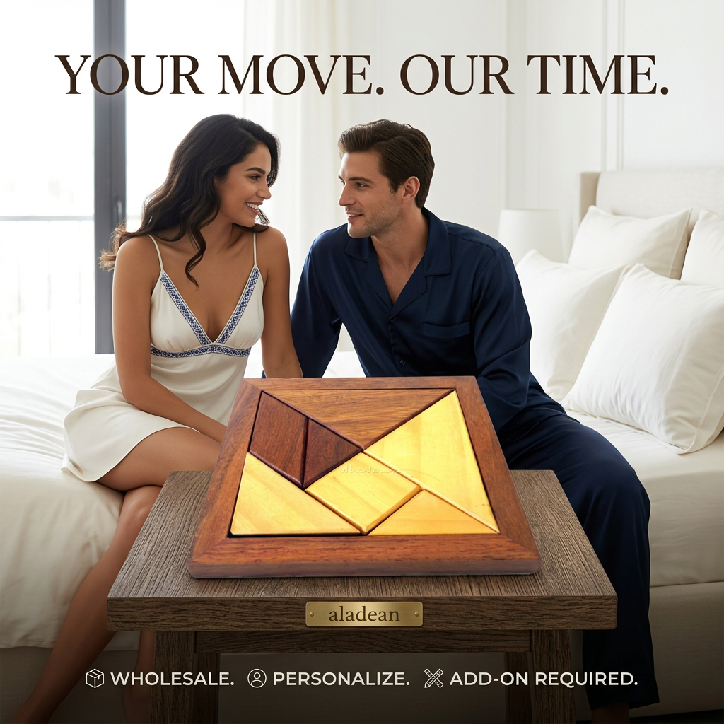 Aladean wooden tangram puzzle wholesale