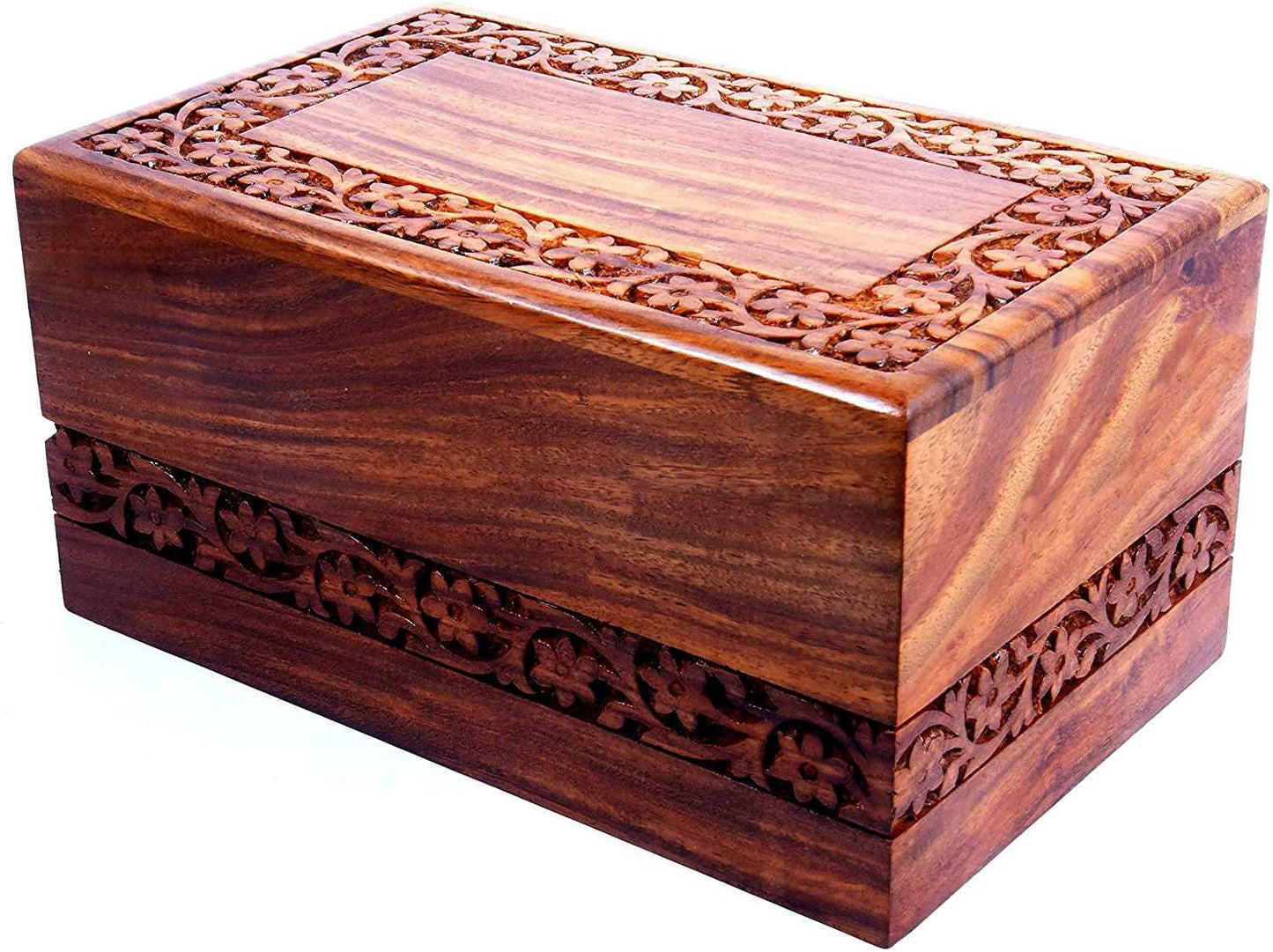 Hand made wood Urn box manufacturer of Cremation ashes box in bulk wholesale.