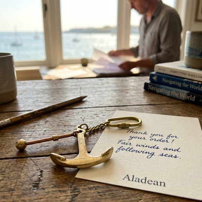 Anchor keychain real-life office