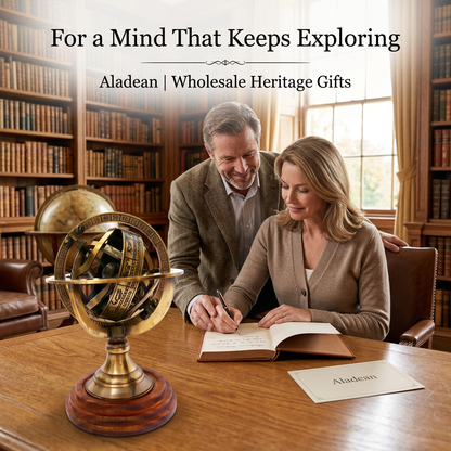 Armillary sphere library gift ad