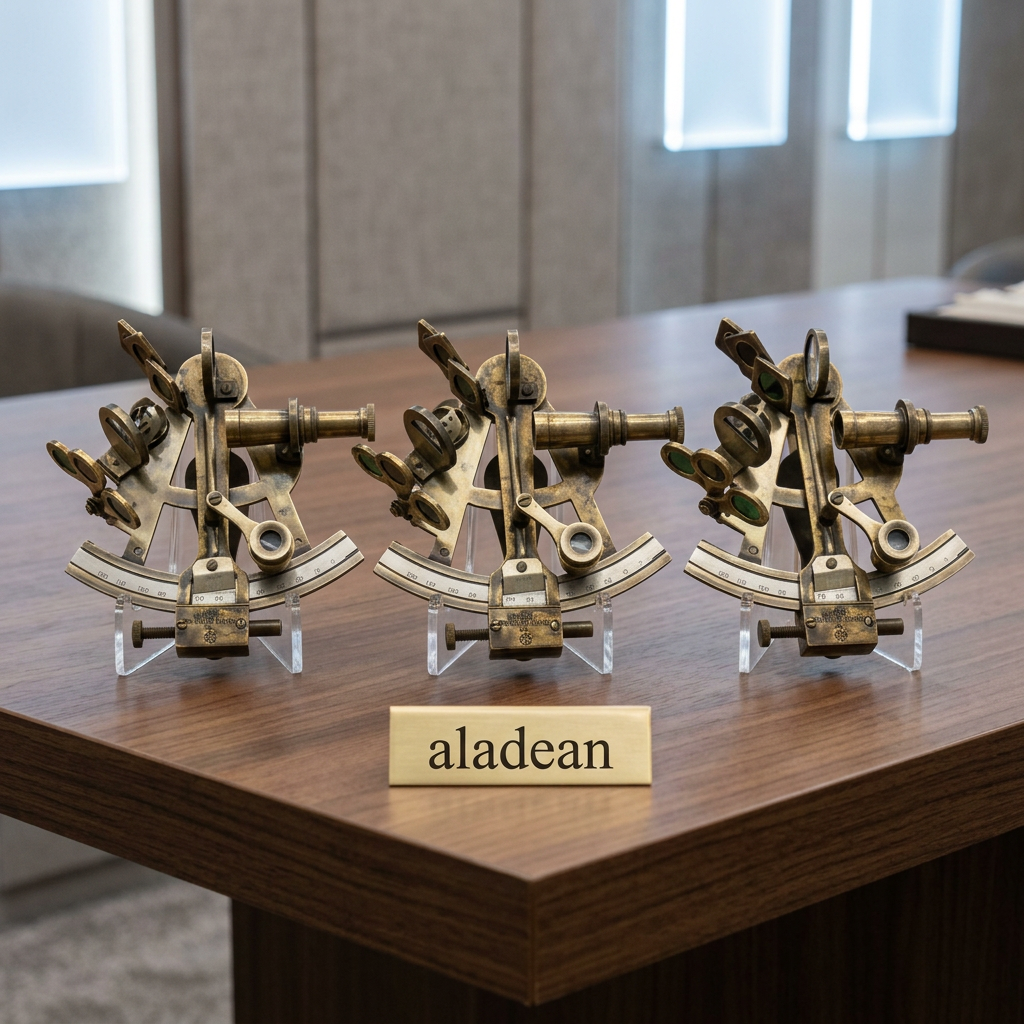 Brass marine sextant showroom