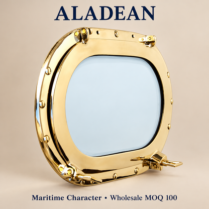 Brass oblong porthole wholesale hero