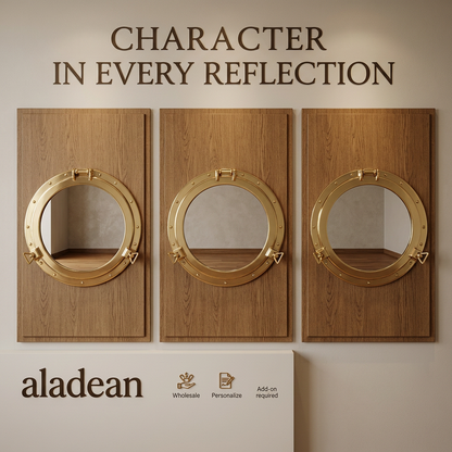 Brass porthole mirror manufacturer
