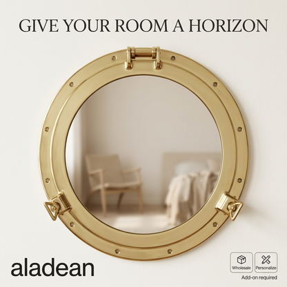 Brass porthole mirror wholesale supplier