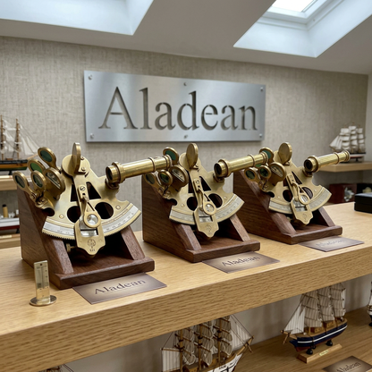 Brass sextant showroom