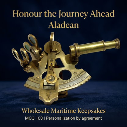Brass sextant wholesale hero ad