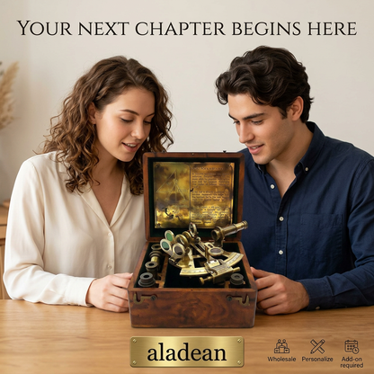 Brass sextant wooden case manufacturer
