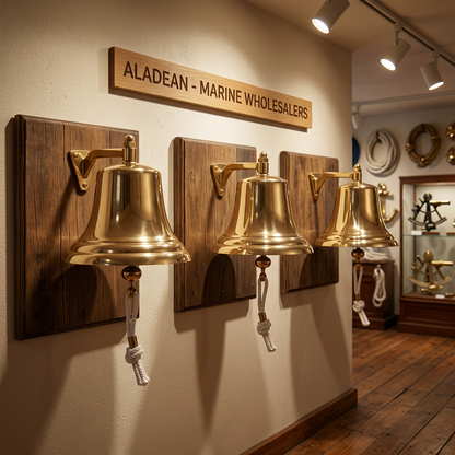 Brass ship bell showroom