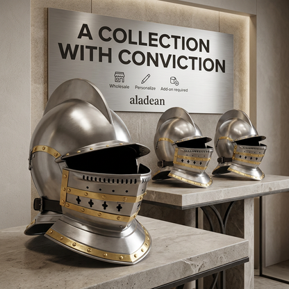 Burgonet helmets wholesale display decor