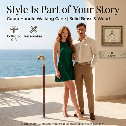 Cobra handle walking cane corrected fourth preview