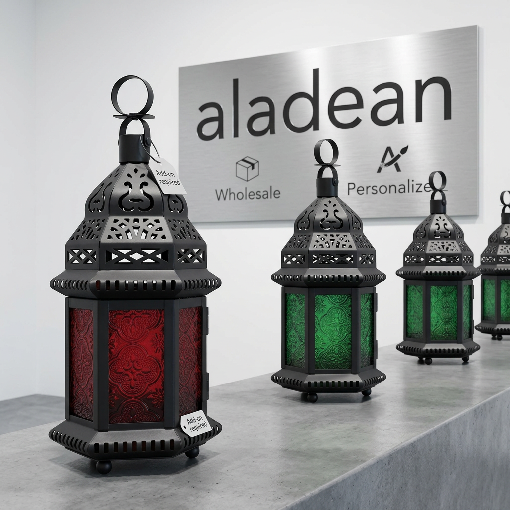 Colored glass Moroccan-style lantern wholesale supplier