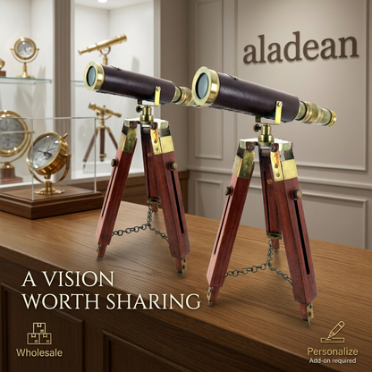 Desk telescope showroom advertisement, A Vision Worth Sharing