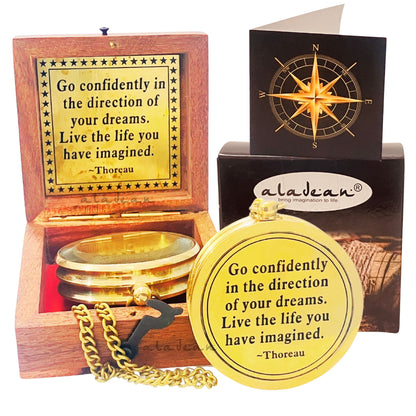 Dream Navigator's Compass - Personalized Inspirational Gift for Life's Milestones