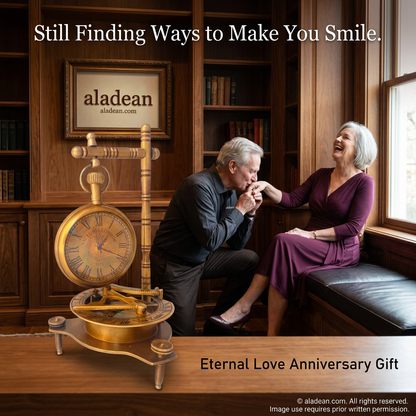 Eternal Love anniversary sundial compass gift