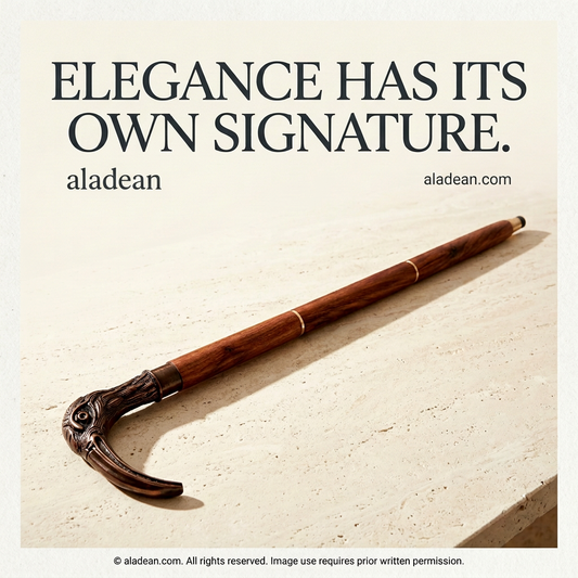 Flamingo Handle Wooden Cane