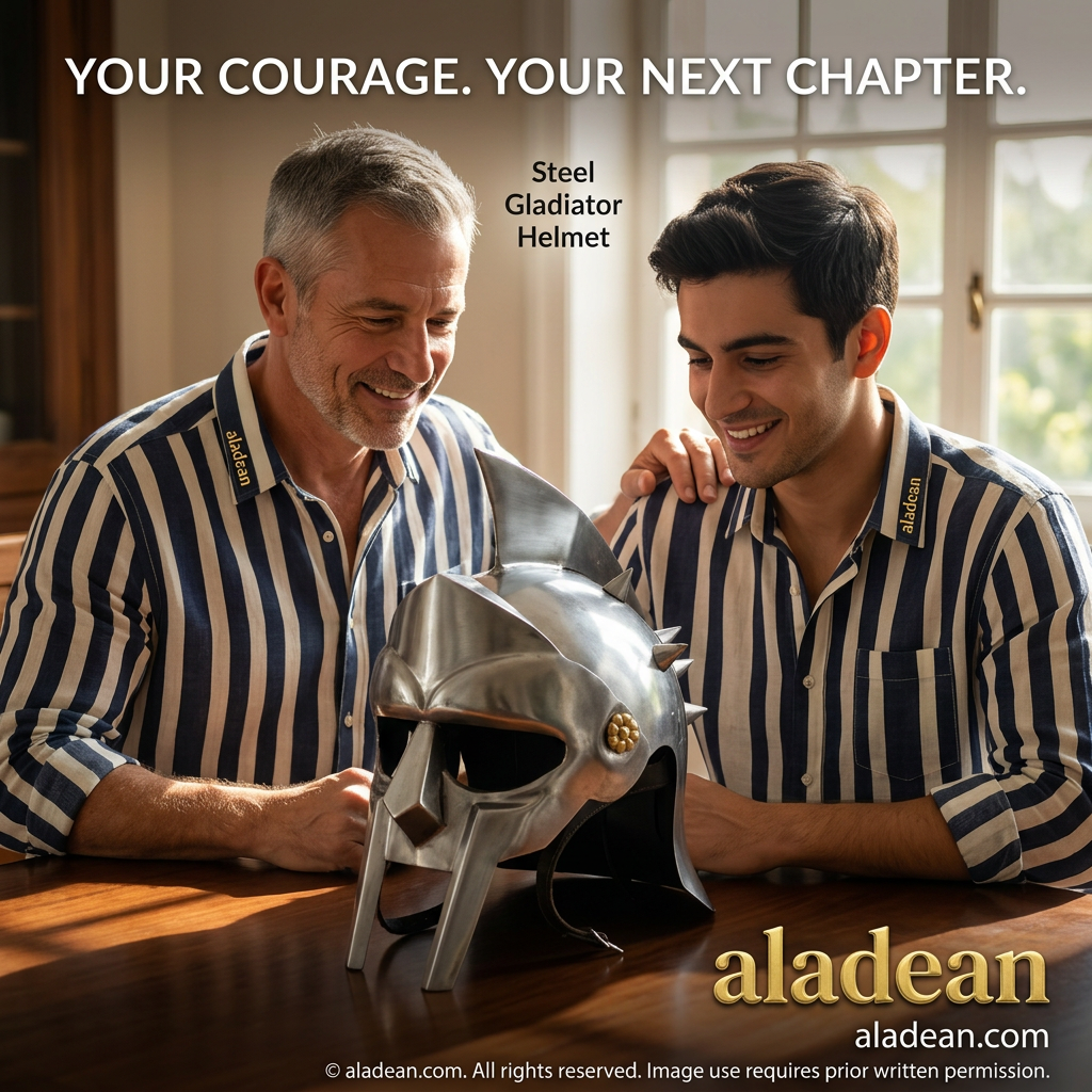 Gladiator helmet graduation gift