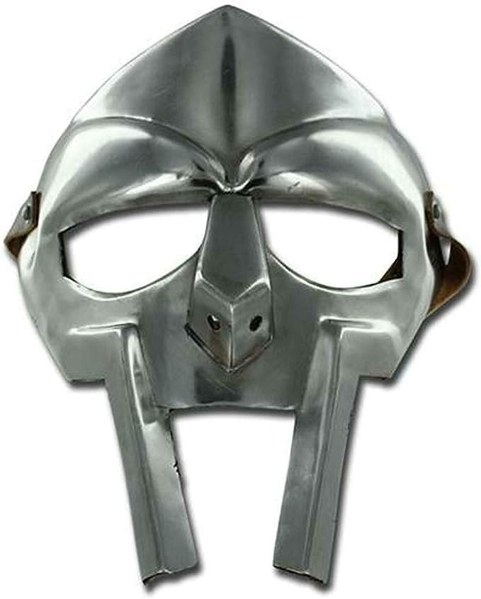 MF Doom Gladiator Gesichtsmaske Fantasy Rüstung Partykostüm