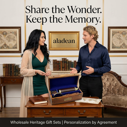 Glamorous explorer gift-set advertisement