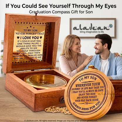 Graduation compass gift for son